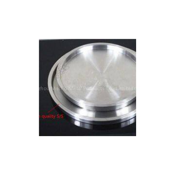 WT001 Stainless Steel Barware Double-Walled Serving Tray Wine Tray Bar Tray Round Tray