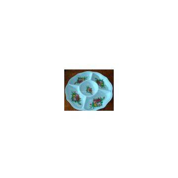 melamine round tray
