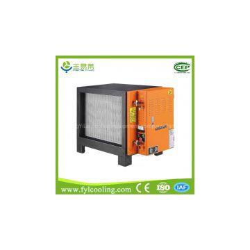 sharp sale commercial kitchen cooling oil fume ESP lampblack electrostatic precipitator price