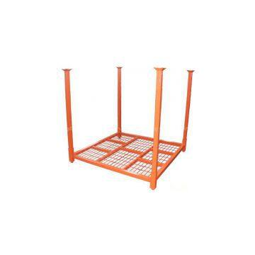 Warehouse folding steel storage tyre stacking rack