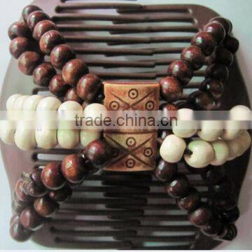 2015 Hot Selling XP-CM-1005 Butterfly Elastic Beaded Magic Hair Comb Korean Style Costume Twins Hair Comb Sets Wholesale photo-2