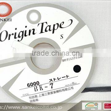 Straight interlining cutting tape,it sticks to fabrics with all kinds of quality and used in different fabrics 6000-ST