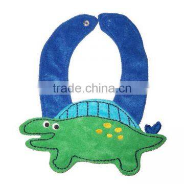 fancy dinosaur cotton infant bibs