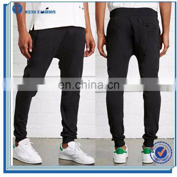 Custom mens wholesale blank cotton sweatpant jogger