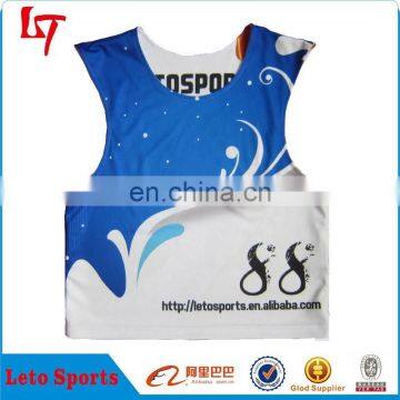 Reversible Men's Box Lacrosse Jersey /wholesale Cheap Pinnies Design /mesh Fabric Uniforms photo-2