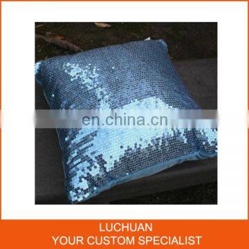 Home Textile Plain Sequin Wholesale Decorative Pillow Cover