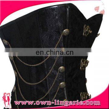 New Arrival Steampunk Gothic Corset Overbust Embroidery Tops Corset photo-4