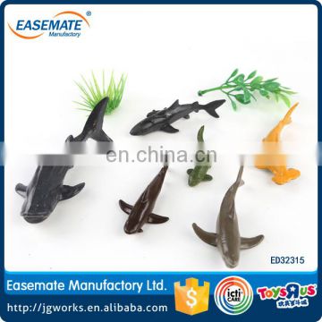 Plastic mini toy animal set wholesale sea animal toy models