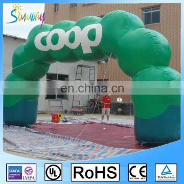Gaint Balloon Arch / Inflatable Arch Entrance Fan Powered Archway For Event photo-3