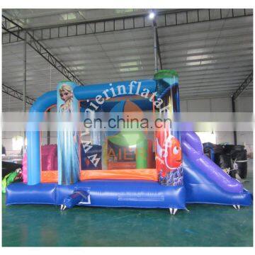 2016 Aier Popular Newest cheap combo of inflatable castle with obstacle course
