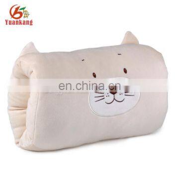 2 in 1 wholesale cute bear emoji plush hand warmer pillow