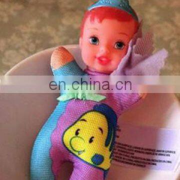 Mini Plush Plastic Doll Beautiful Girl Doll Princess Play House Accessories