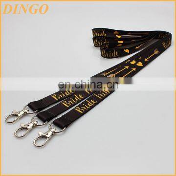 Customized Logo Print DINGO Lanyard/Cheap Custom Print Neck Lanyard/Custom Promotion Polyester Lanyard