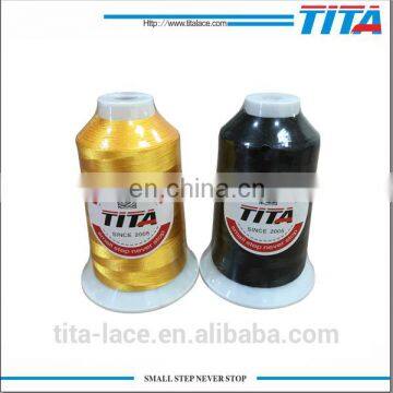 150D/2 Dope Dyed Polyester Embroidery Thread 4000m King Spool photo-2