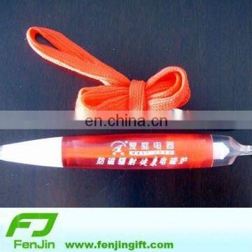 Promotion plastic string ball pen