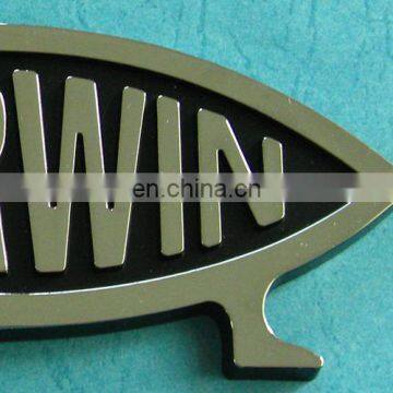 Customized ABS Chrome Plated 3D Car Emblem With Shiny Logo Letters Plastic Casting Car Sticker photo-2