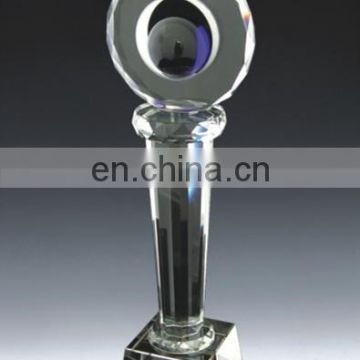 New design hot selling blank crystal award trophy