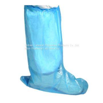 Medical Supplies Disposable Surgical CPE Boot Shoe Cover for Operating Room