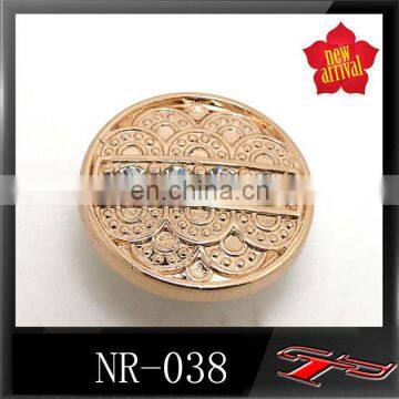 NR038 new metal round jeans button