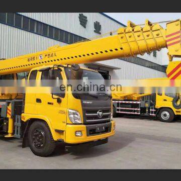 12ton small wheel tire mini truck crane