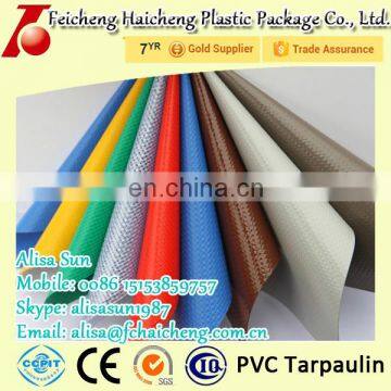 18oz ( 610gsm ) PVC Coated Tarpaulin Fabric Birthday Design For Truck Windbreaker