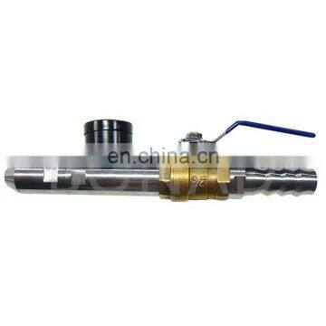 IEC60529 IPX5 IPX6 water jet nozzle with pressure gauge for a specimen to be sprayed with water