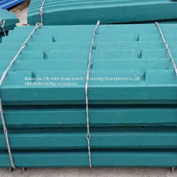 component parts crusher liner of  Mn13Cr2 apply for C80 metso nordberg jaw crusher