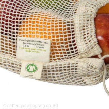 Organic Cotton Mesh Produce Bags photo-3