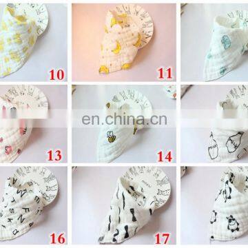 100% Cotton 8 Layers Baby Bibs Kids Infants Letter Gauze Washed Water Bath Towel High Quality Custom Baby Bibs photo-5