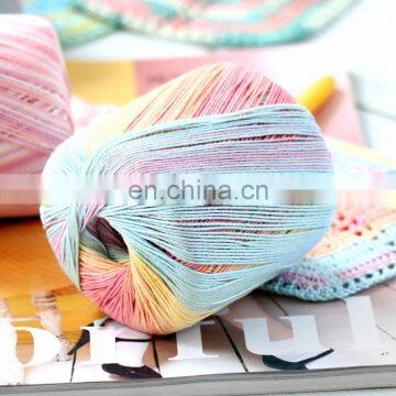 Wholesale High Grade 100% Cotton Yarn Dyed Multiple Color Mercerized Cotton Yarn photo-5