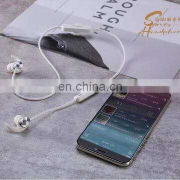 Efficient Time Lasting 20meter Transmission Long Distance White Non-drop Sports Bluetooth Headset V5.0 photo-2