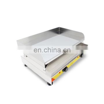 hot selling new design commercial electric planchas cast iron griddle pan pancake griddle plate snack machine with CE