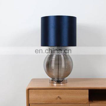 New Arrival Living Room Lighting Glass Base Bedside Study Table Lamp for Home Decor photo-3