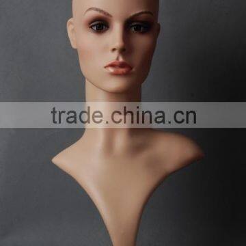 Plastic Head Female Head Mannequin Realistic Head Cheap Model H1052 photo-6