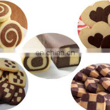 Double Filling Cookies Forming Machine/ Double Color Chocolate Filled Cookies Encrusting Machine photo-4