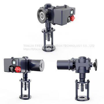 Motorized valve actuator with 3 phase motor a+z160 f1200 a+z160 f1225 a+z160 f1240