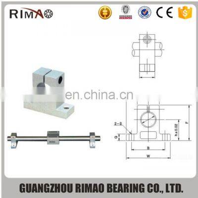 Aluminum End Support Linear Shaft Support Slide Bearing SHF8 SHF10 SHF12 SHF25 Linear Motion Bearing