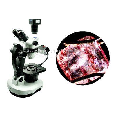 Research type digital gemstone trinocular microscope supplier