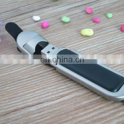 Customize Logo Leather Usb Flash Drives Keychain Usb Flash Memory Full Capacity Usb Stick photo-5