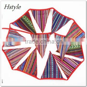 Decorative Fabric Bunting Flags String Flags PL507