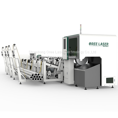 Fiber laser cutting machine for tube metal cutting