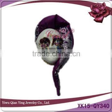 purple mini mask small broche mask