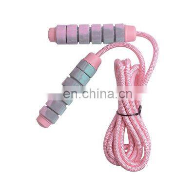 Wholesale Weighted Jump Rope Sports Fitness Weight Adjustment Foam Handle 3M Speed Jumping Ropes photo-5