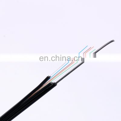 factory price 1 2 4 6 8 12  core outdoor G657A1 G657A2  FTTH Flat drop fiber optic cable  ftth optical node gjyxfch 1 core