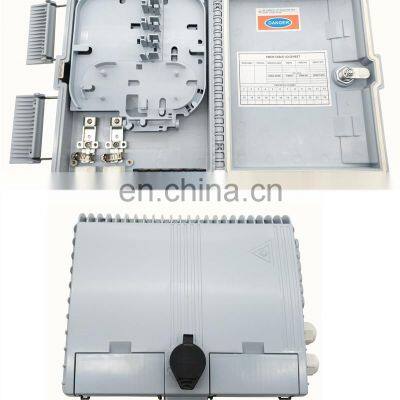 WFDB19A08A12003 8 Core with SC connector Fiber Terminal Box Gray  8Fiber 8 port telecom outdoor fiber optic diatribution box