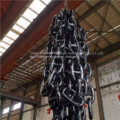 114mm Shenzhen M3 Black Bitument Marine Chain in Stock with Kr