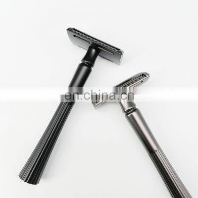Good Quality Mens Straight Metal Stainless Steel Women Double Edge Shaving Safety Razor photo-5