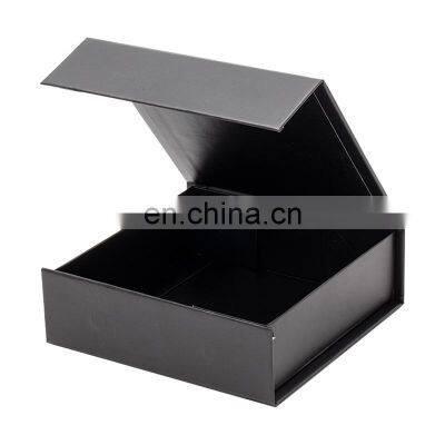 Custom Premium Black Magnetic Closure Small Tiny Gift Packaging Box Wholesale photo-2