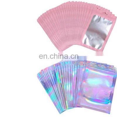 Aluminum foil stand up pouch ziplock packaging doypack