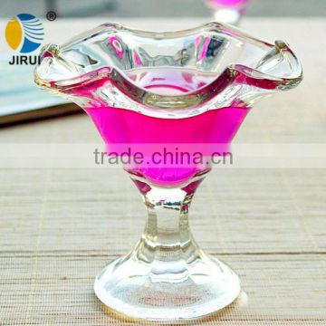 glass drinking cup, 6 sets glass ice cream bowl for wholesale, glass bowl for ice cream